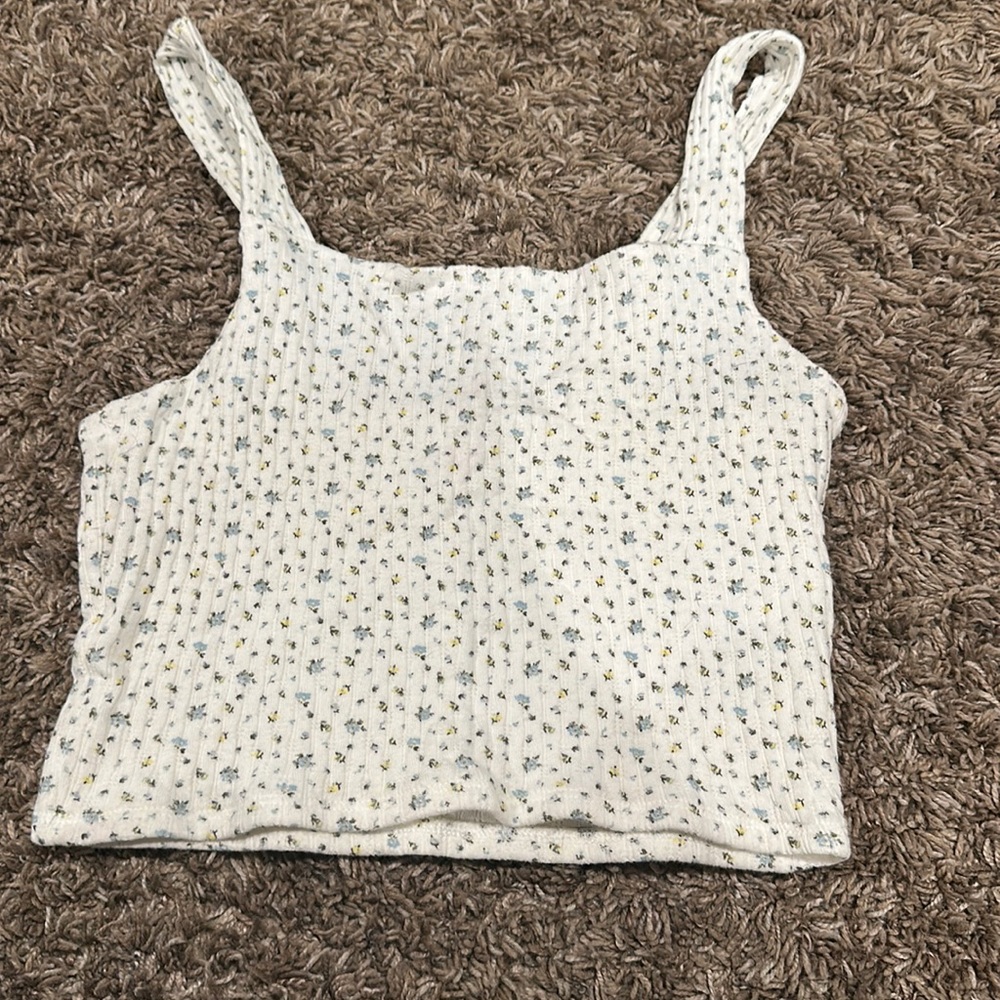 hollister square neck top